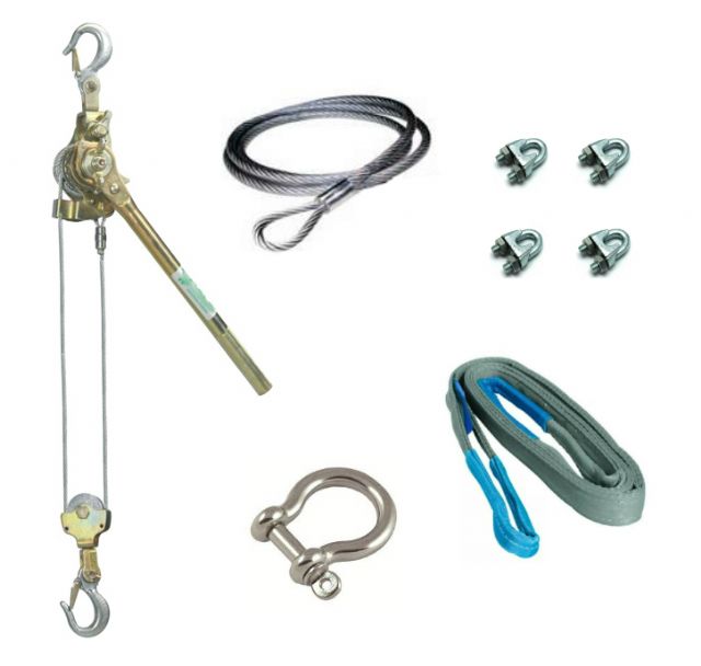 Zip Wire Cable Pulling Kit (1 ton)