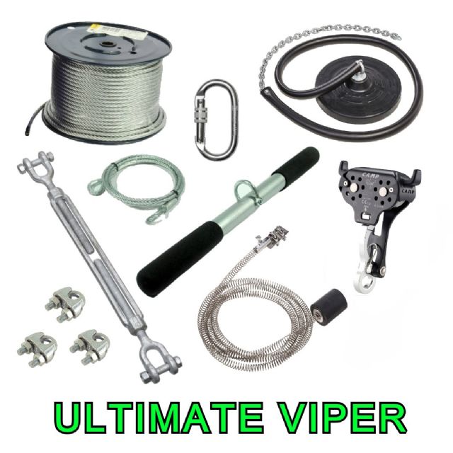 Ultimate Viper Garden Zip Wire Kit